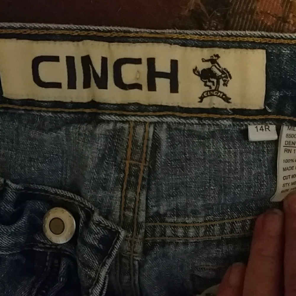 Cinch light blue jeans